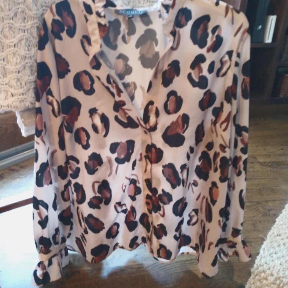 Leopard Print Blouse